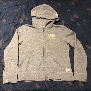 VEUC Boys/Unisex Roots Salt & Pepper Speckled Full Zip Hoodie - size XXL (13/14)